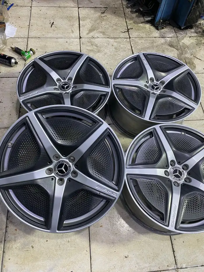 طقم جنوط مرسدس جوهره مقاس 20 اصليه وكاله 3