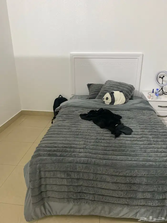 سرير نفر ونص راس خشب جديد راس ابيض تواصل للاتفاق 0