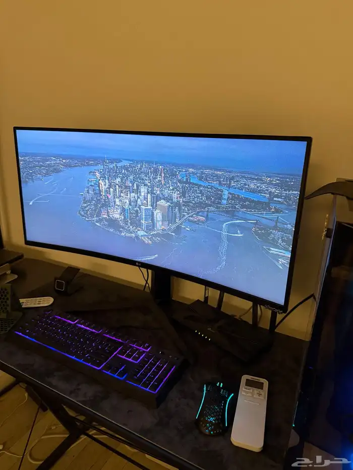شاشة LG UltraGear 34GP63A منحنية 3440x1440 1