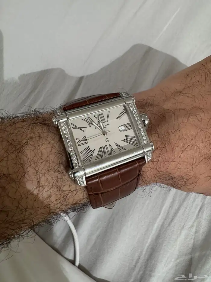 ساعة فليب شاريول الماس شبه جديدة نادرة 4