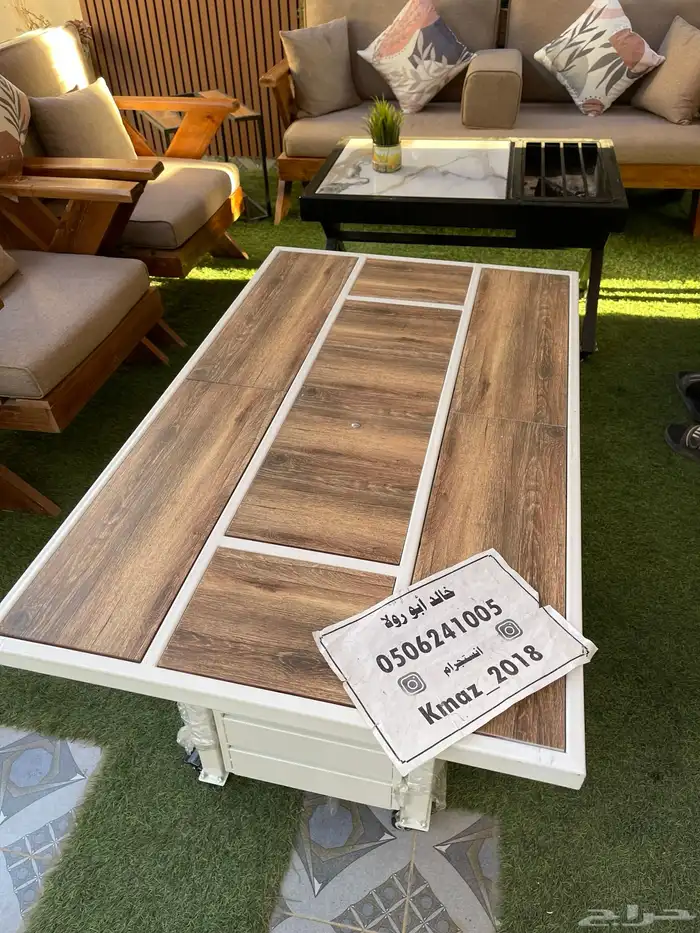 طاولات حدائق وتدفئه وشواء وفخمه 50