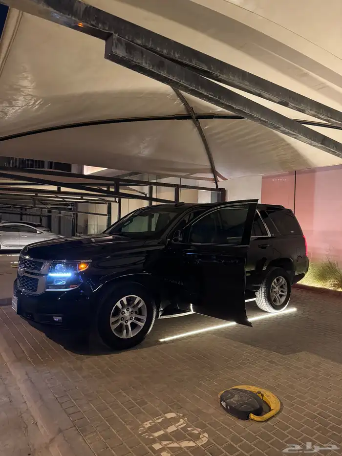 للبيع تاهو 2017 اسود مالك اول بدون دبل 3