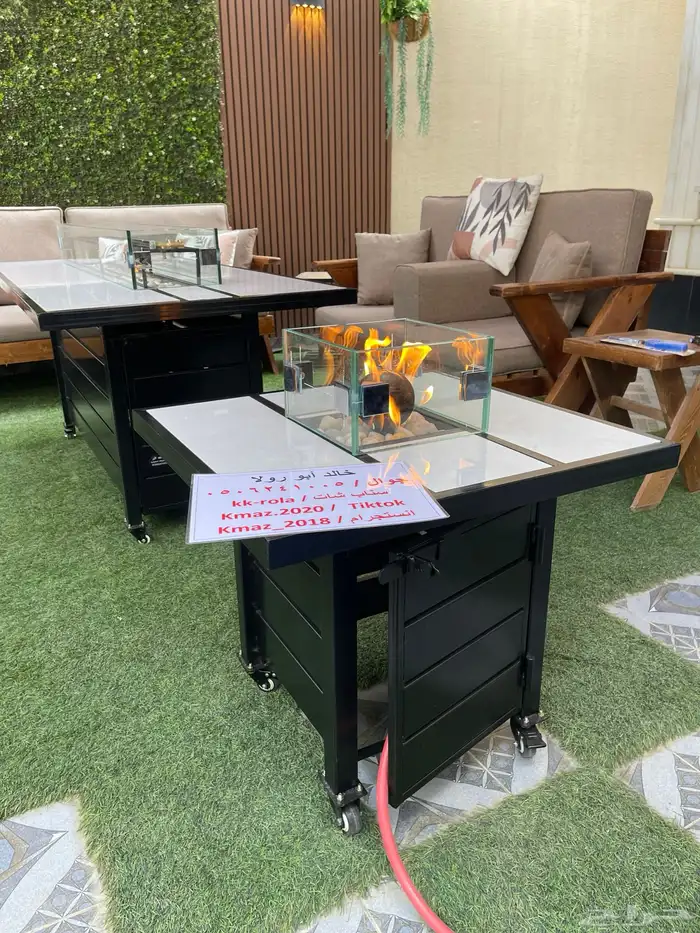 طاولات حدائق وتدفئه وشواء وفخمه 37