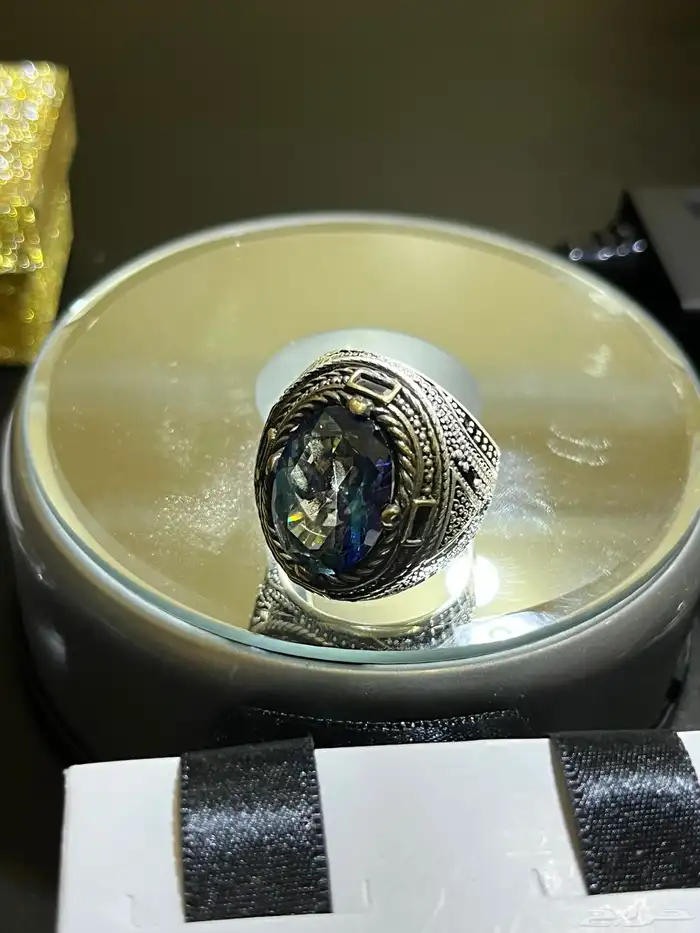 أحجار كريمه طبيعي اصلي وفضه ايطالي عيار 925 21