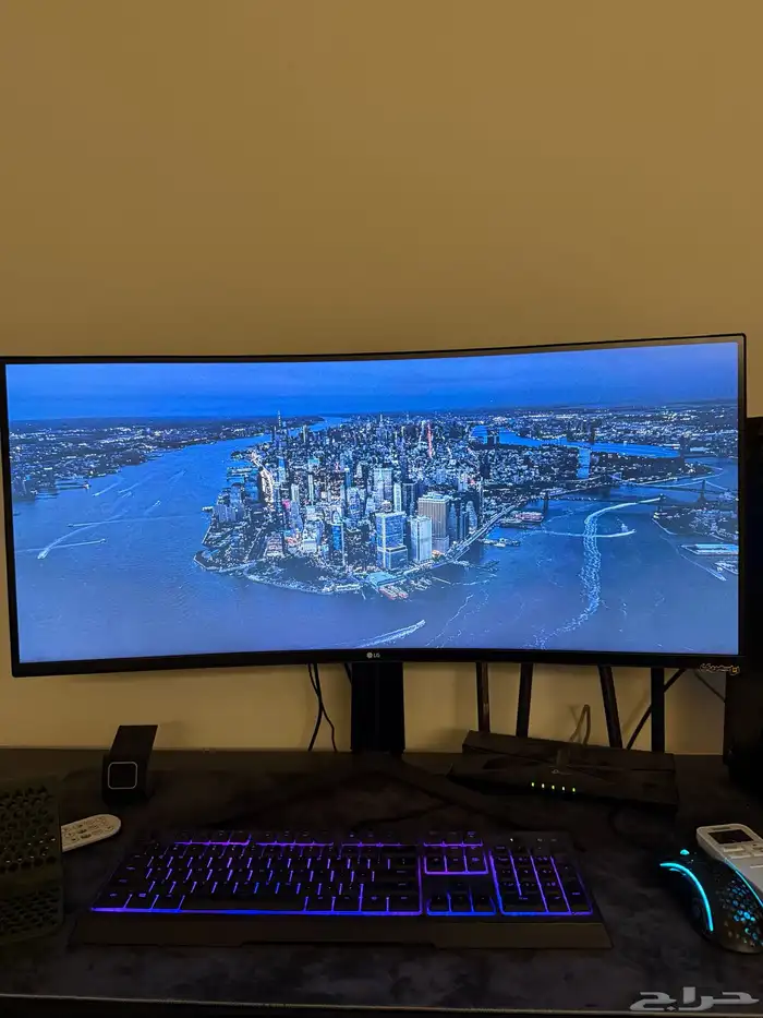 شاشة LG UltraGear 34GP63A منحنية 3440x1440 0