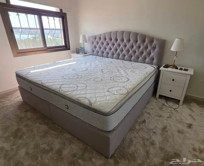 سرير ومرتبة 200x200 من باك كير. Bed and mattress king size 4