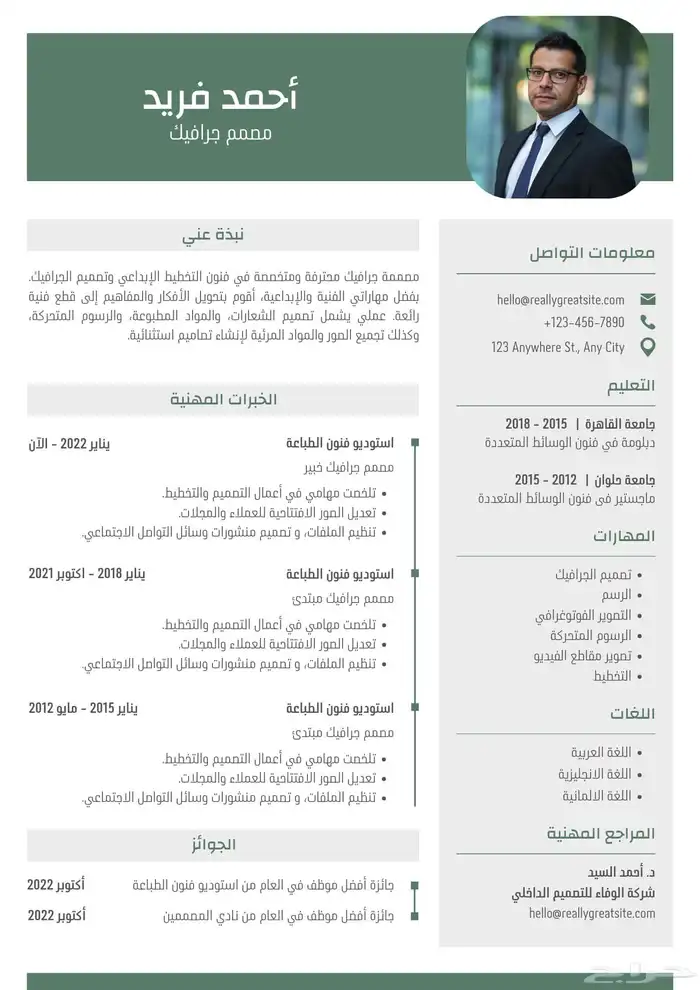 أحصل على سيرتك الذاتية (CV) بسعر 20 ريال بالعربى والانجليزى 13