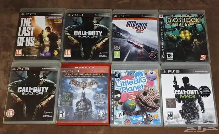 اشرطة سوني و اكس بوكس للبيع 1