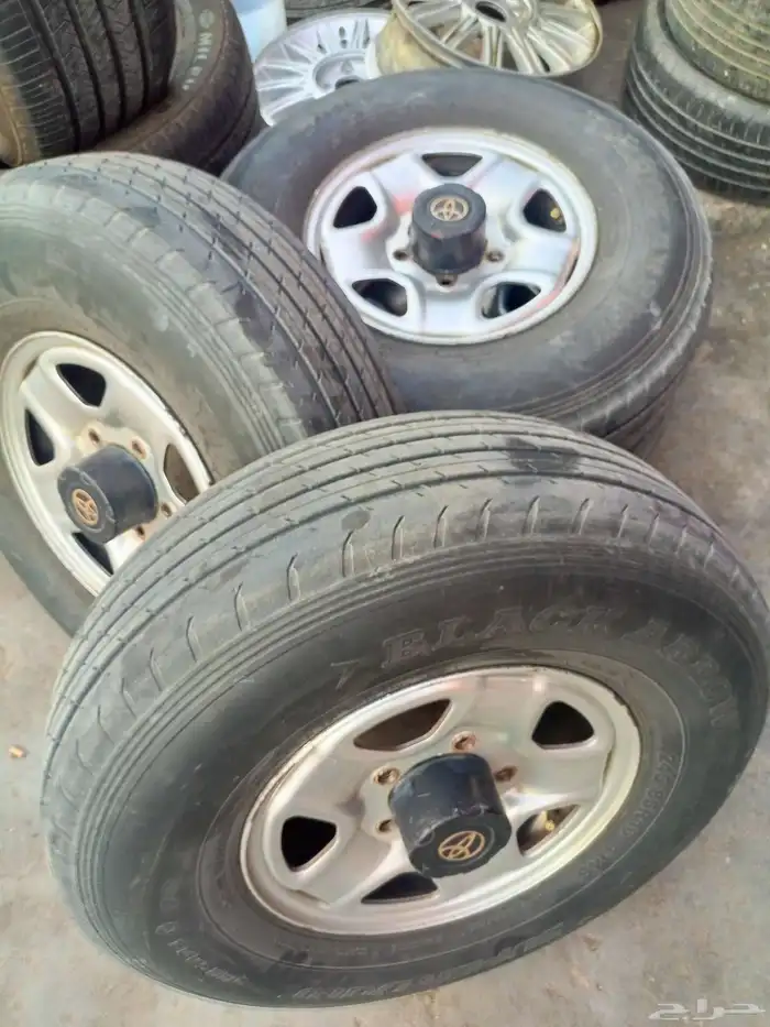 جنوط دايزل اصلي RX مقاس 16 وكفرات شاهين 245 85 16 1