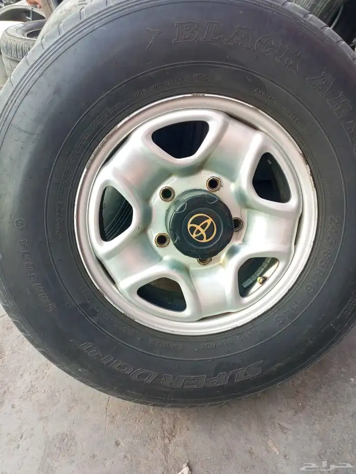 جنوط دايزل اصلي RX مقاس 16 وكفرات شاهين 245 85 16 0