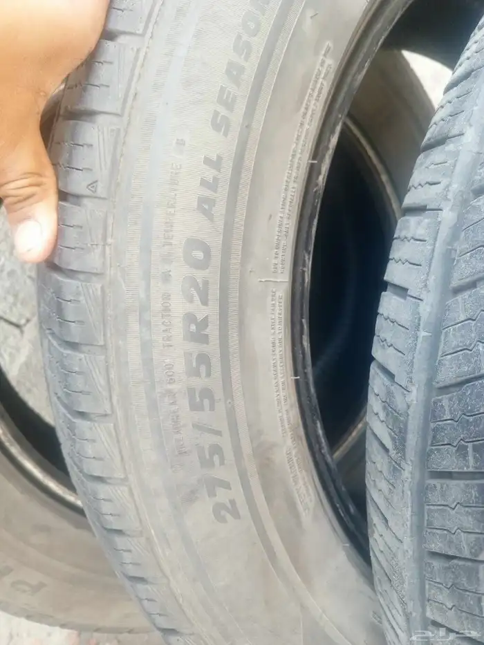 كفرات مستعمله نظيفه مقاس 275 55 20 2