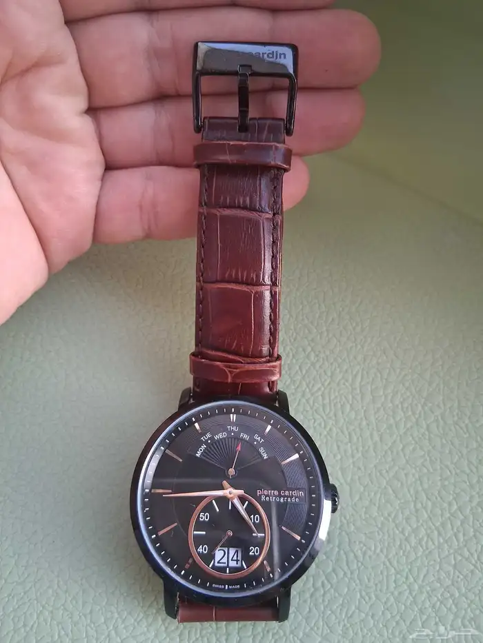 ساعة بيير كاردان PIERRE CARDIN Retrograde سويسرية 1