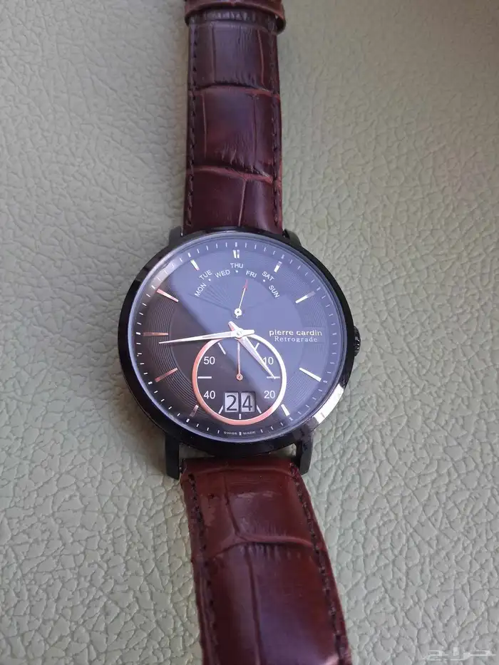 ساعة بيير كاردان PIERRE CARDIN Retrograde سويسرية 3