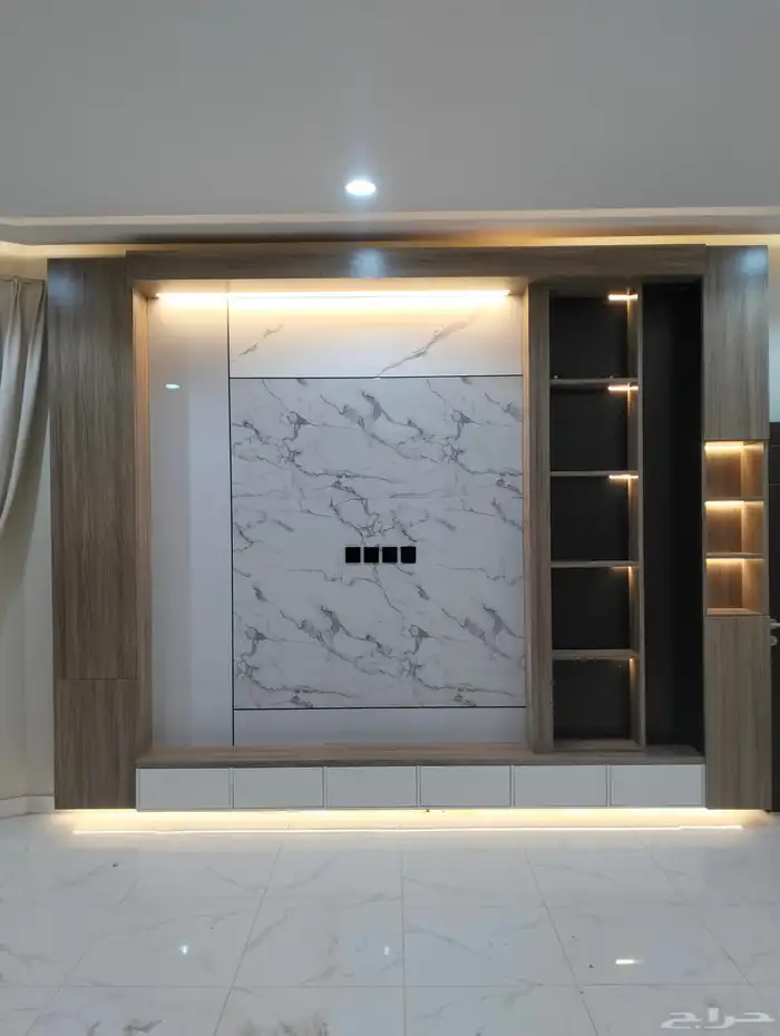 نجار ديكور داخلي -غرف نوم -مشبات-طاولات-جميع انواع النجارة 0