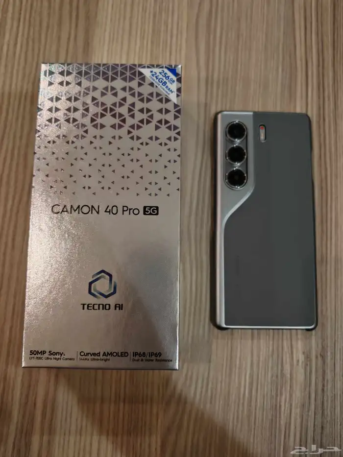 جوال تكنو كامون 40 برو اللون الاسود 0