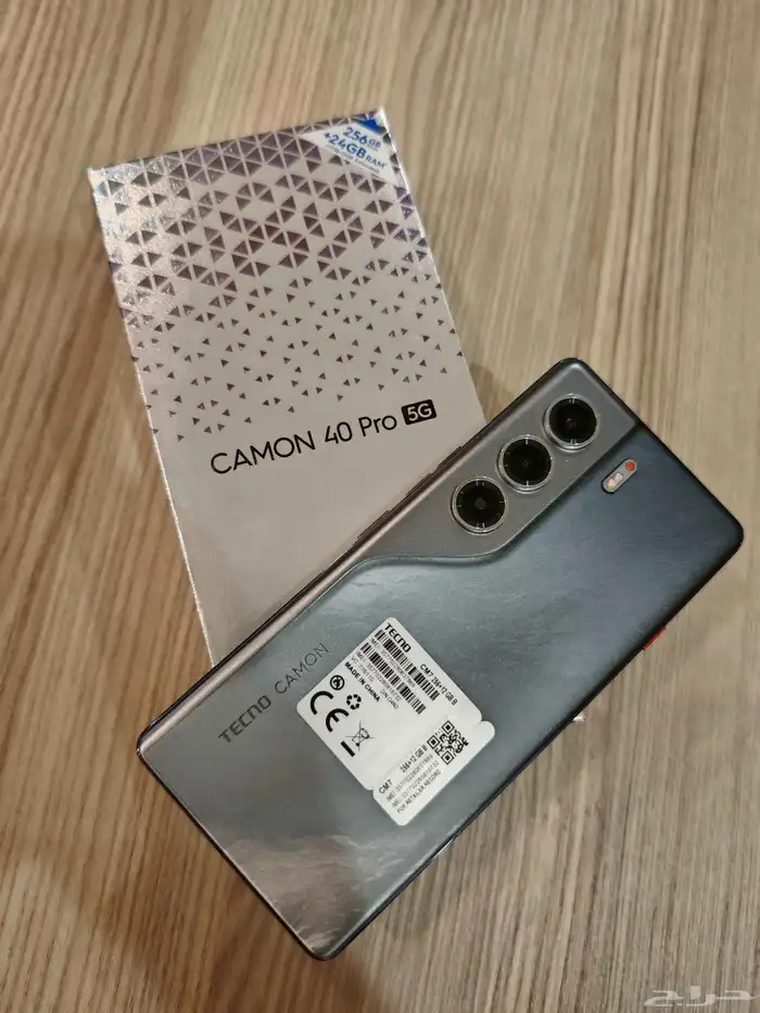 جوال تكنو كامون 40 برو اللون الاسود 1