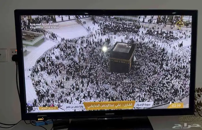 شاشه سامسونق نظيف مع الريموت على السوم 2