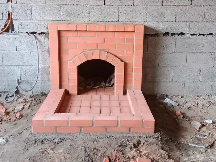 بيوت شعر مشب نار مشب رخام قرميد جمالون تلبيس قماش 8