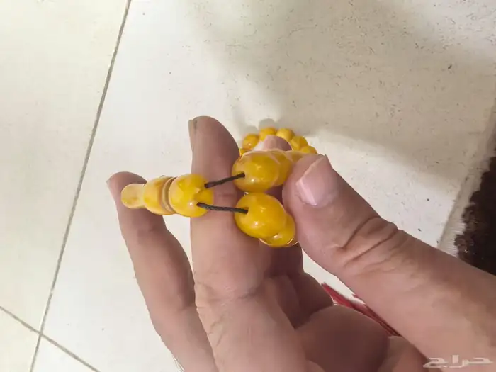 سبح مسكي الماني قديم انتيك 18