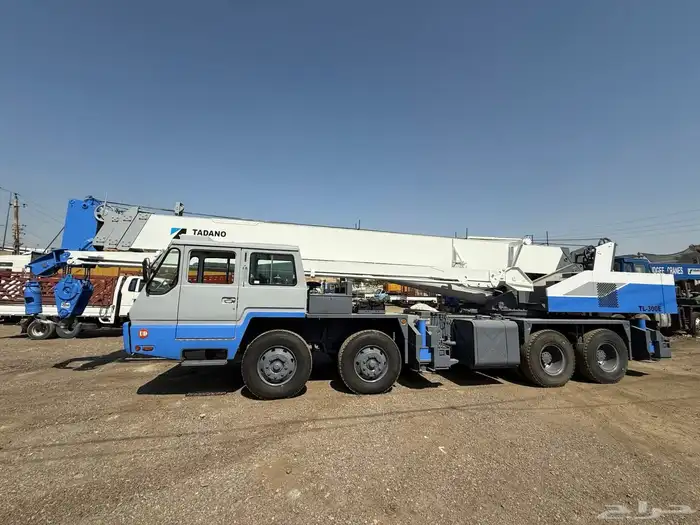 للإيجار ونش كرين سله ثابت متحرك موجود 25طن7طن سطحه بوم تراك 25