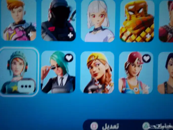حساب للبيع فورت نايت الاسكنات 77 وا الاكسات 137 علا السومه. 3