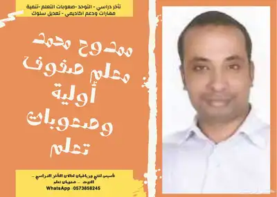 معلم تربية خاصة ( تأسيس صفوف أولية - صعوبات تعلم ) 0