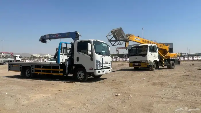 للإيجار ونش كرين سله ثابت متحرك موجود 25طن7طن سطحه بوم تراك 0