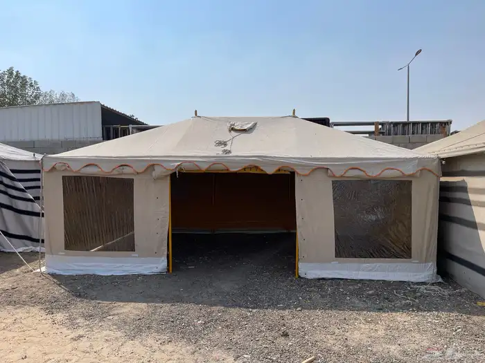 خيمة المنزل الملكية خيام هيكل حديد بدون حبال خيام منزلية 0