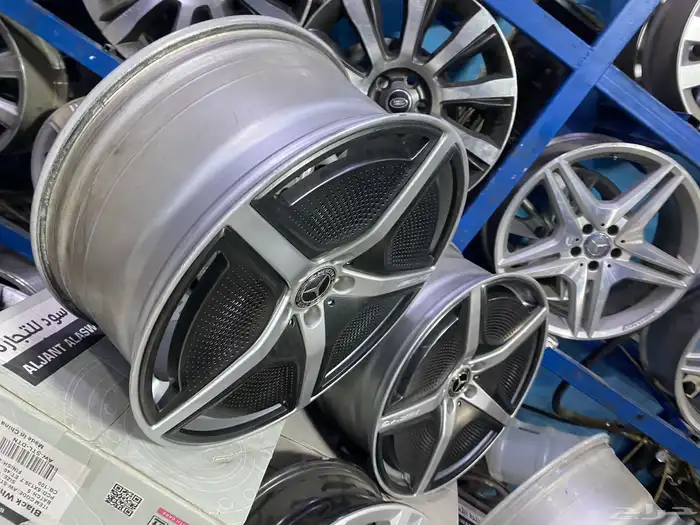 طقم جنوط مرسدس جوهره مقاس 20 اصليه وكاله 15