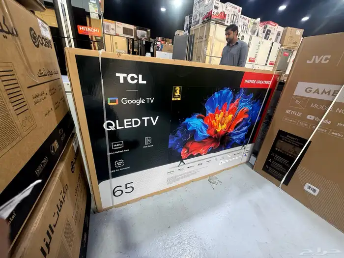 شاشه تي سي ال 65 بوصه كيولد 144 هرتز بسعر مخفض 0