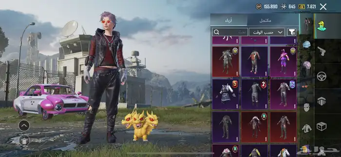 حساب ببجي ام فور الثلجي كل مسج 3