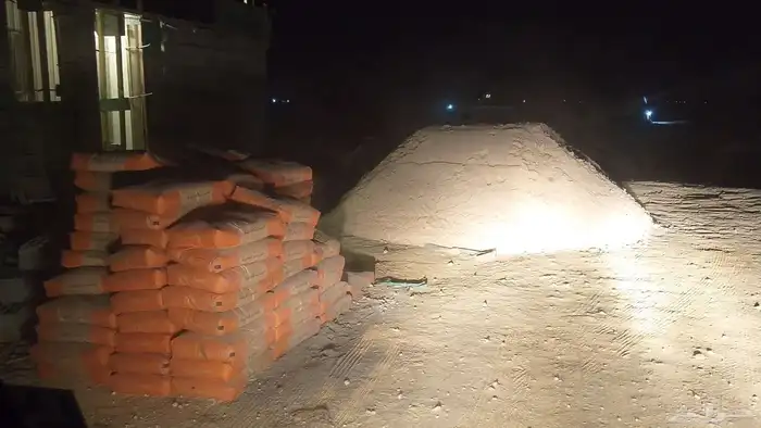 مبسط مواد بناء رمل سمنت بلك غرا دفان زيرو بحص بندوره 3