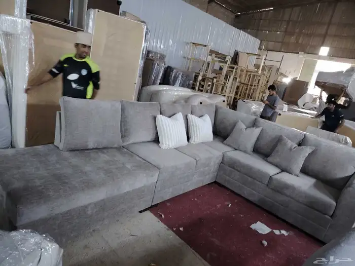 كنب بسعر المصنع صور من المصنع مباشره صناعيه الشفا للتواصل 1