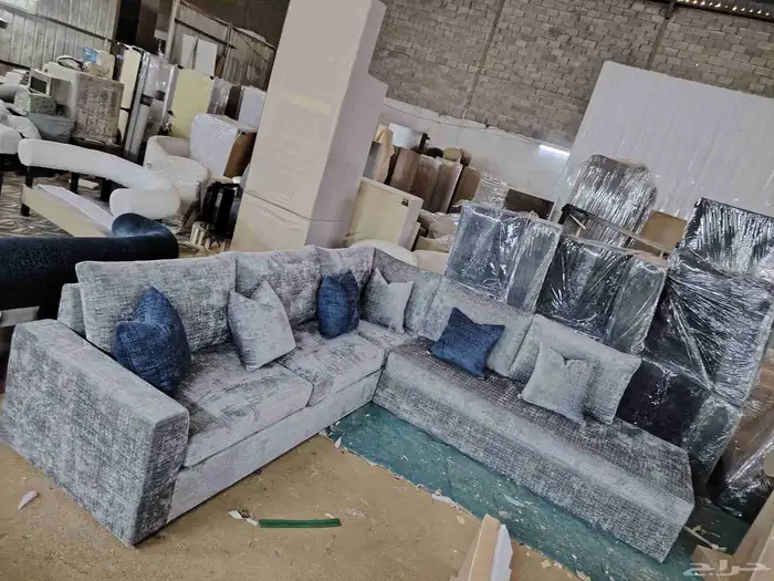 كنب بسعر المصنع صور من المصنع مباشره صناعيه الشفا للتواصل 6