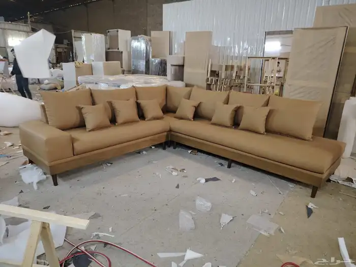 كنب بسعر المصنع صور من المصنع مباشره صناعيه الشفا للتواصل 2