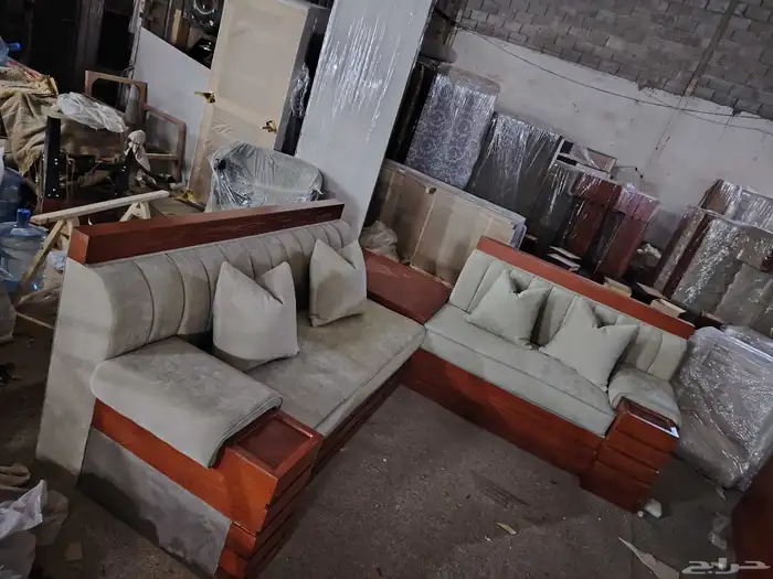 كنب بسعر المصنع صور من المصنع مباشره صناعيه الشفا للتواصل 3