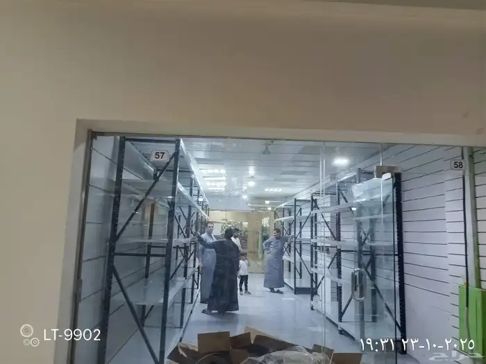 رفوف مستودعات ارتفاع 2م3م حموله 350كيلو لرف الواحد 8