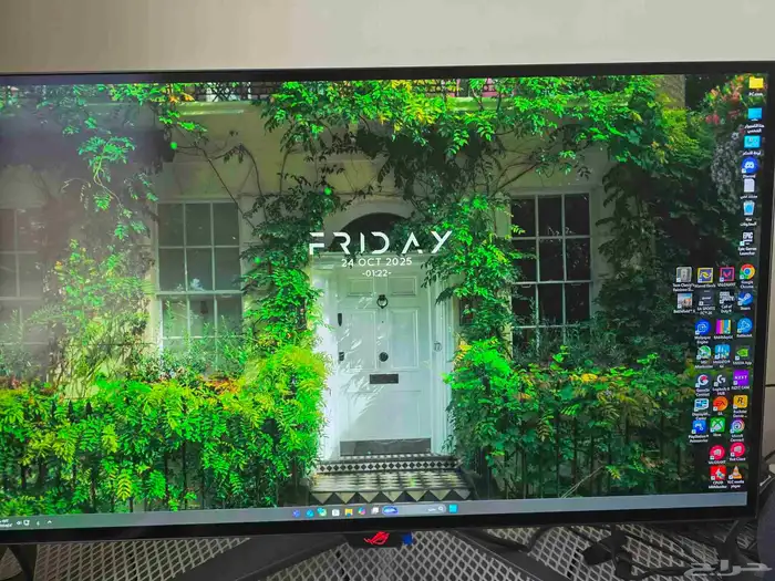 شاشة العاب قوية من اسوس اوليد 480 اطار asus pg27aqdp oled 2k 2