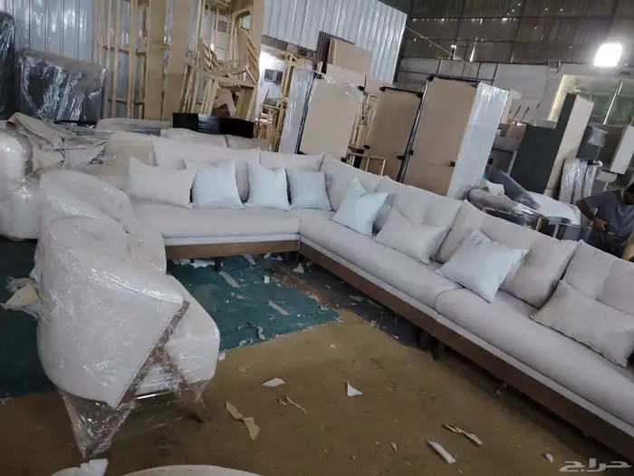 كنب بسعر المصنع صور من المصنع مباشره صناعيه الشفا للتواصل 7