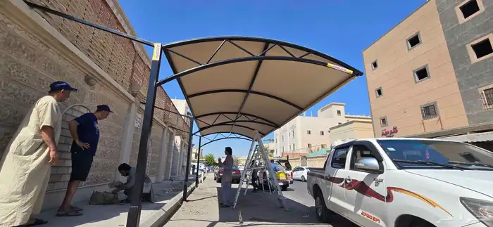 مظلات سيارات تركيب سواتر تركيب برجولات جلسات خارجيه  عالم_ال 3