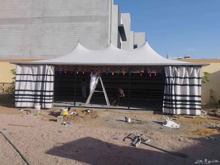 بيت شعر خيمة صدر تلبيس قماش ساندويتش بنل 0