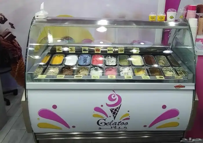 فريزر عرض ايس كريم ايطاليIce cream display freezer 0
