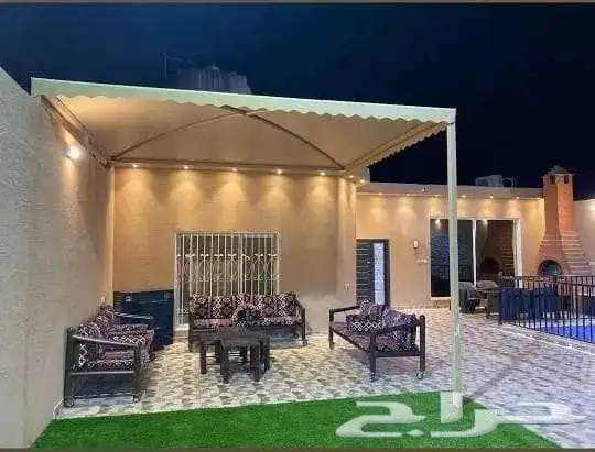 بيت شعر قرميد مظلات مشب نار 17