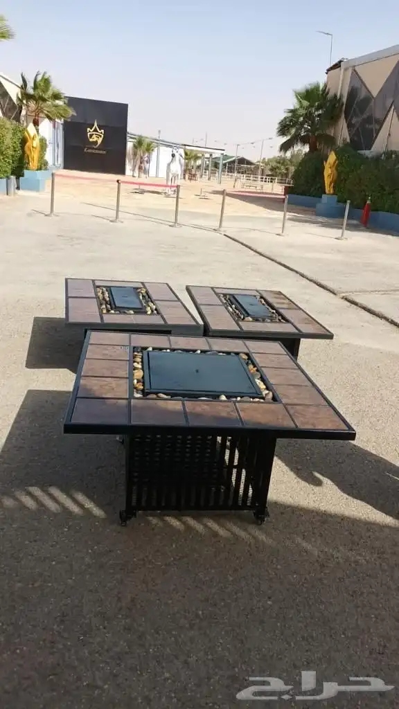 طاولات حدائق وتدفئه وشواء وفخمه 70