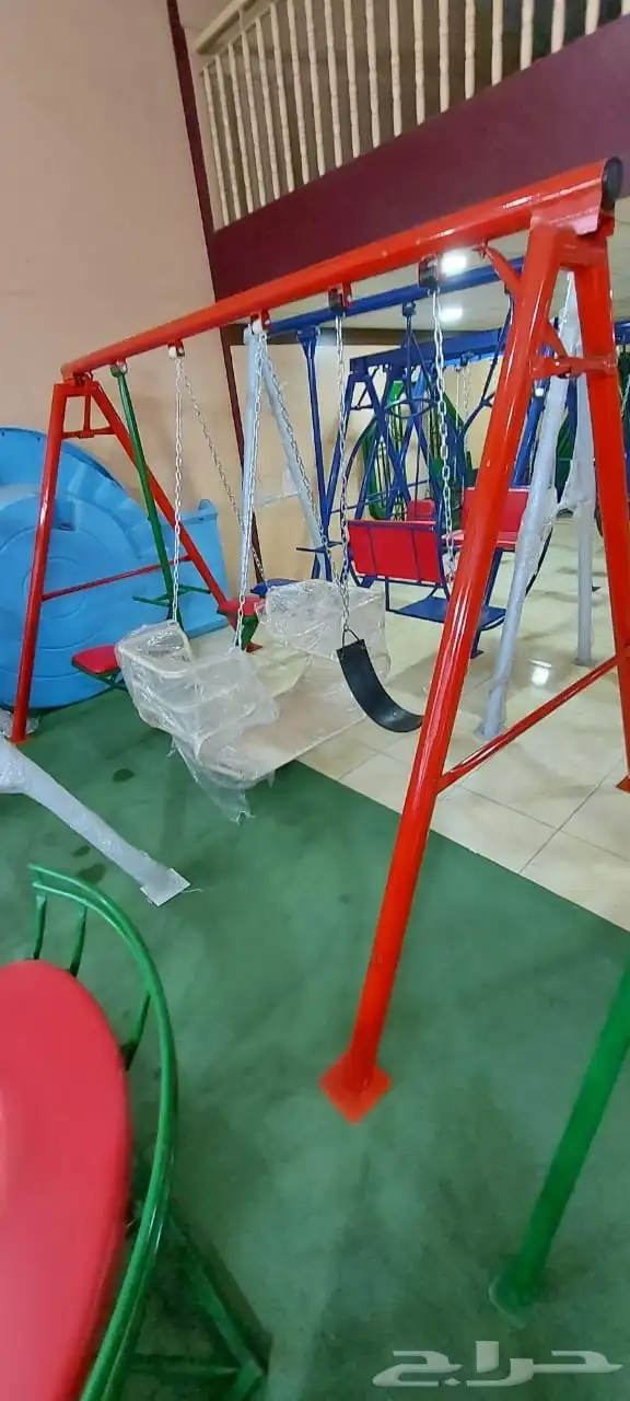 للبيع مراجيح اطفال احجام كبيرة وصقيرة وتفصيل الاحساء 33