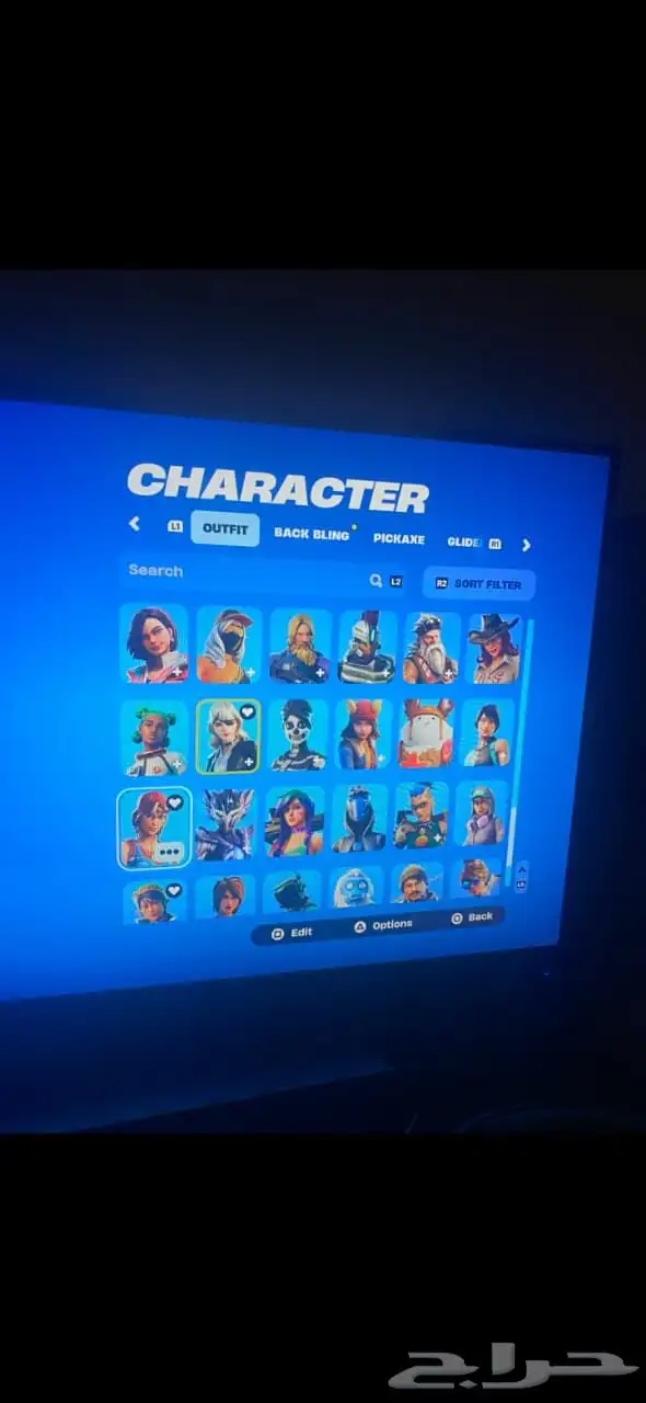 أيدي سوني 5 او 4 فيه حساب فورت نايت وجراند 8