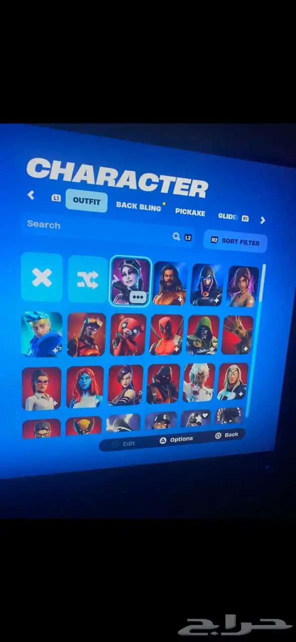 أيدي سوني 5 او 4 فيه حساب فورت نايت وجراند 2