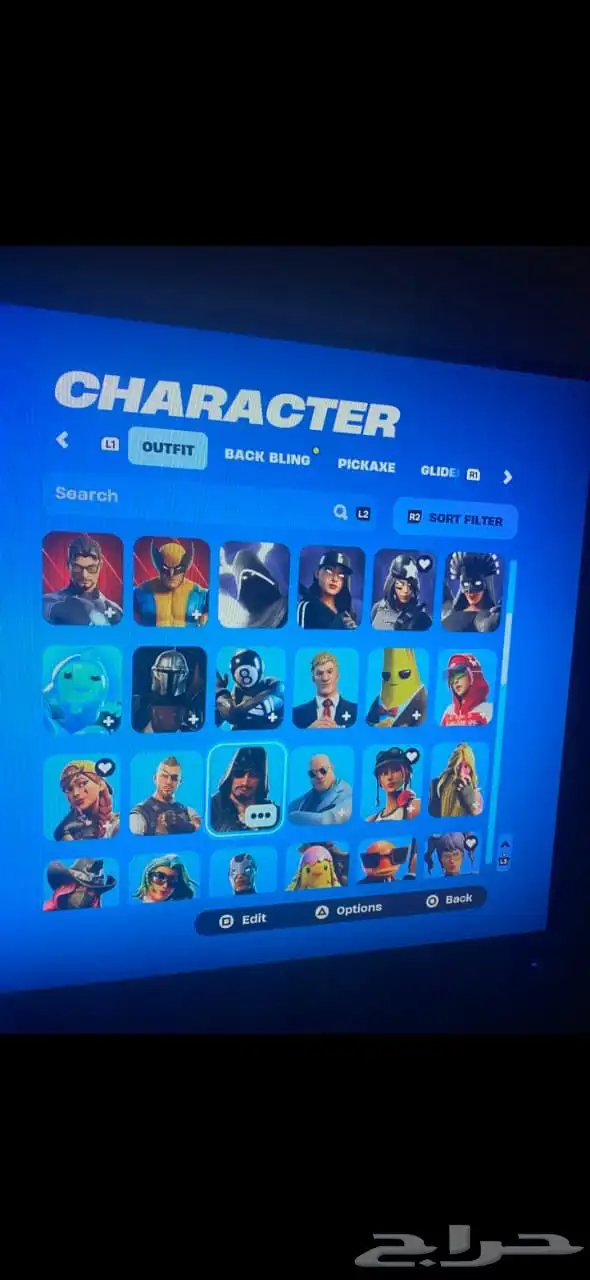 أيدي سوني 5 او 4 فيه حساب فورت نايت وجراند 1