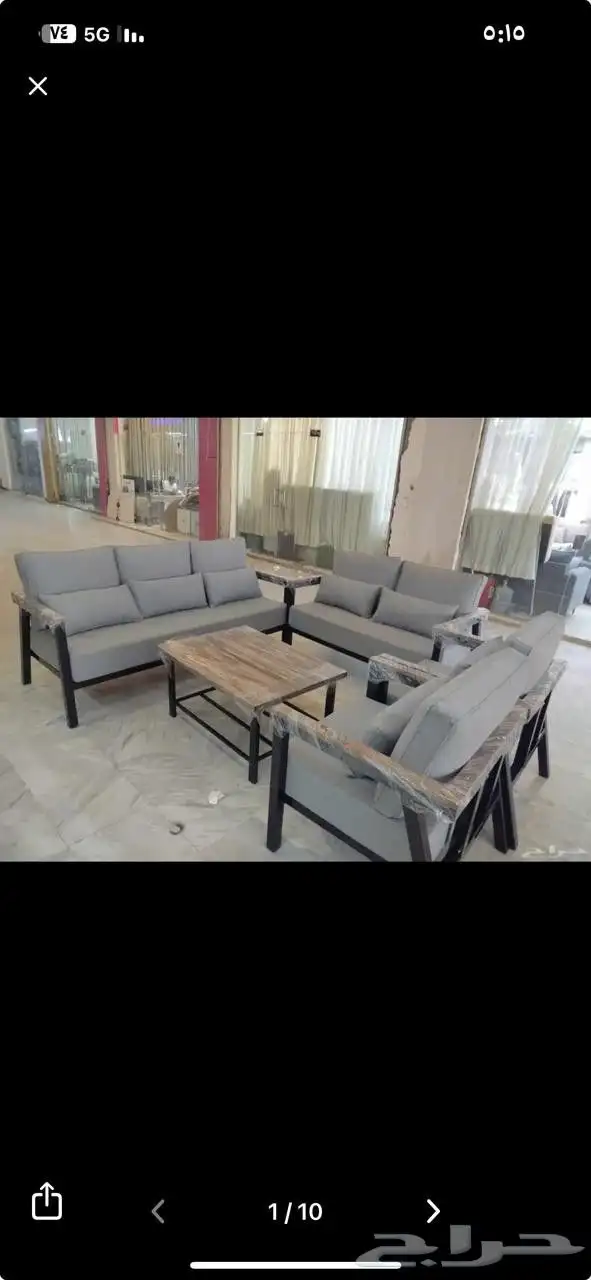 جلسات خارجيه خشب وحديد تفصيل علي حسب طلب العميل 2