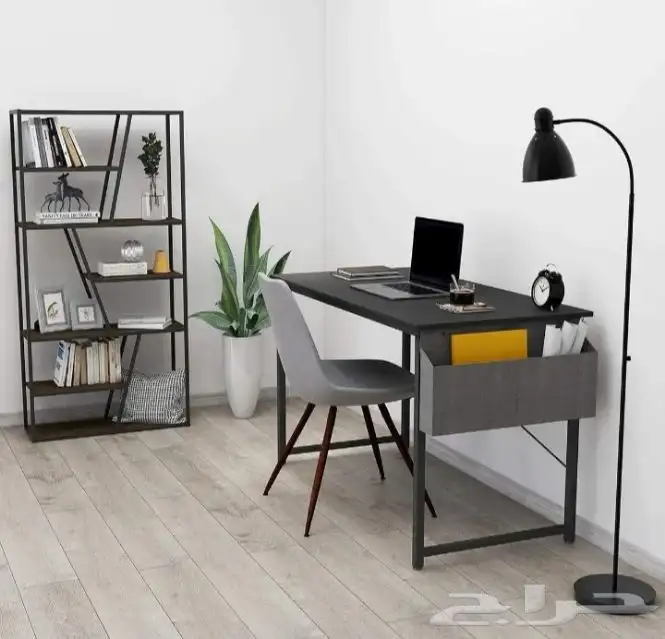 طاولة مكتبيه طاولة قيمنق عملية مع حقيبه جانبيه 120سم 150فقط 2